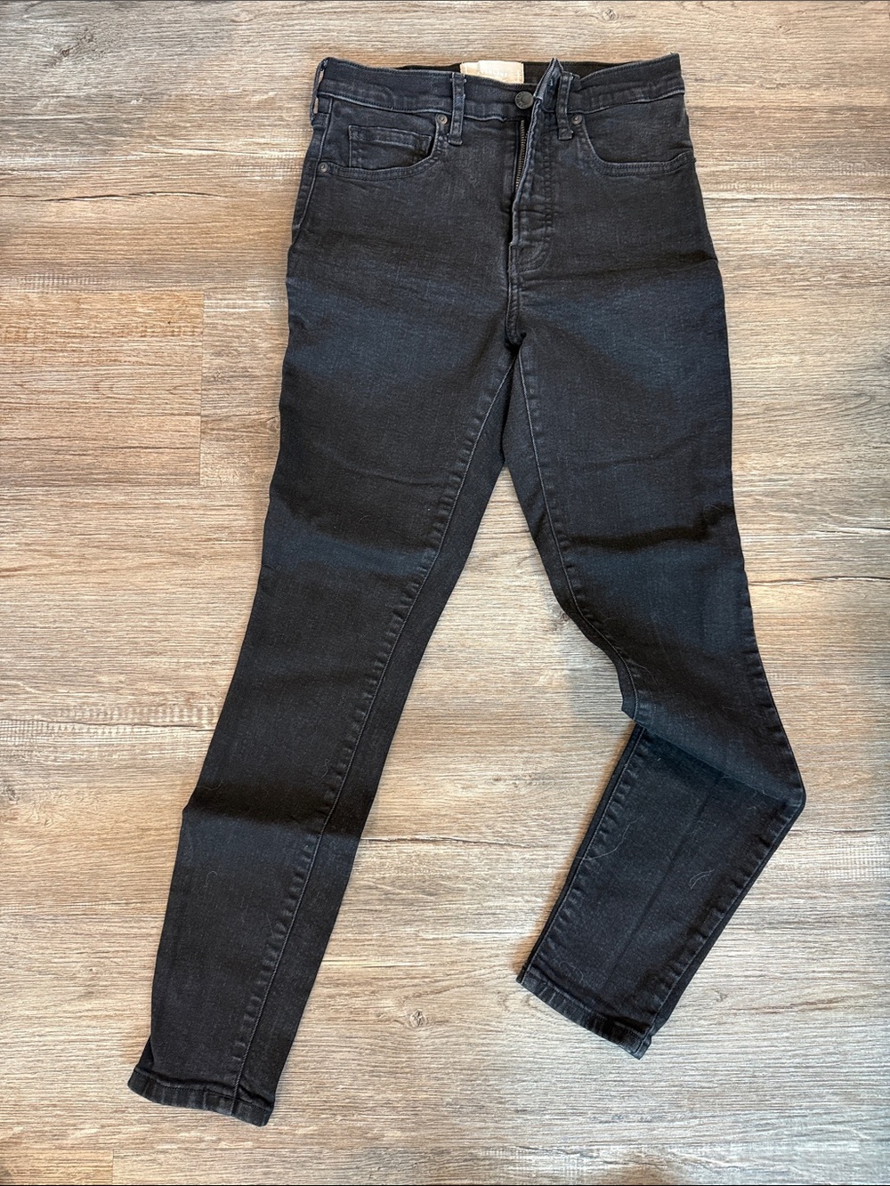 Everlane Black High-Rise Skinny Jeans